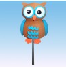 Tenna Tops Blue Owl Car Antenna Topper / Cute Dashboard Accessory 